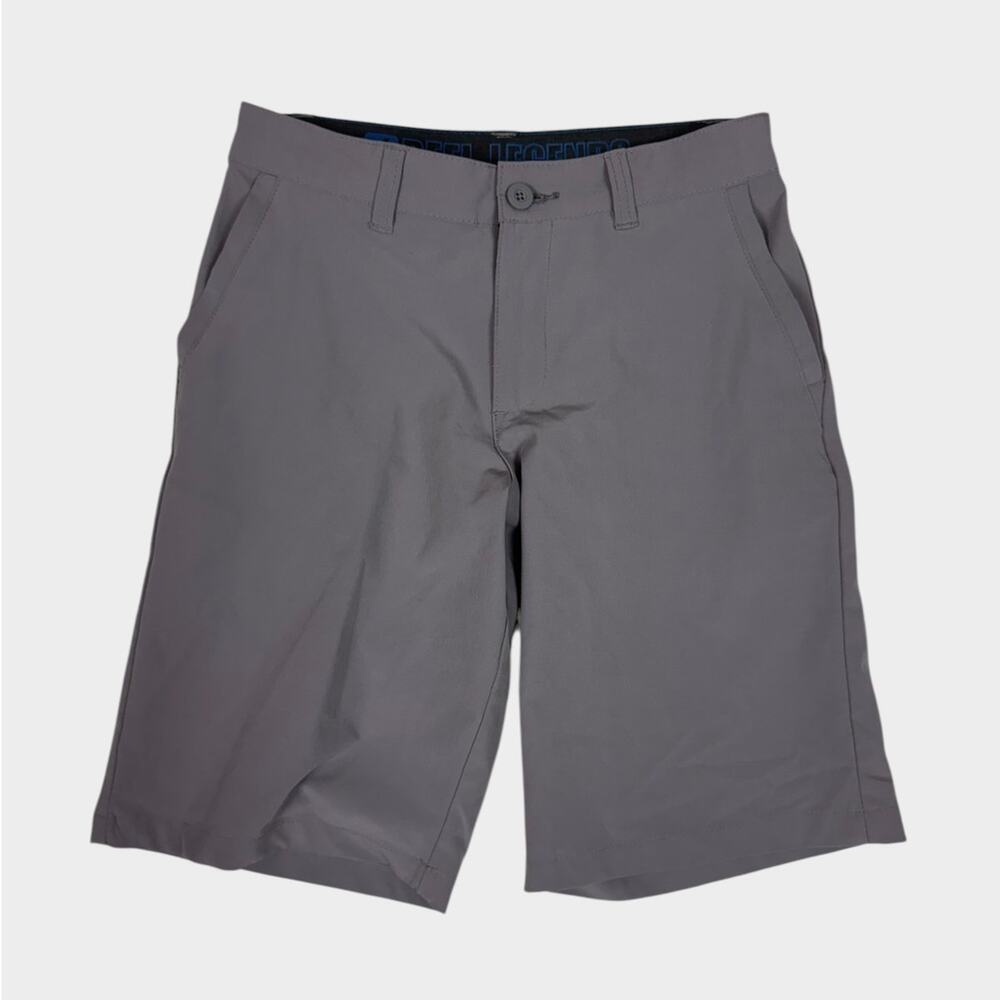Reel Legends Boys Size 18 (28) Gray Polyester Shorts